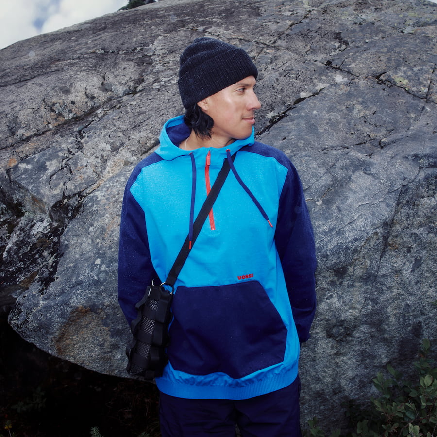 Men's Coastal Hoodie - Vessi Blue/Midnight