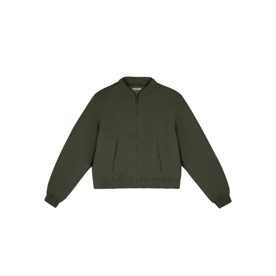 Women's Mist Bomber Jacket - Dark Moss