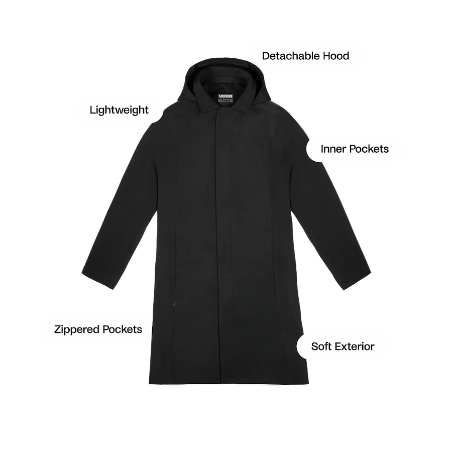 Men's Trinity Rain Jacket - Black